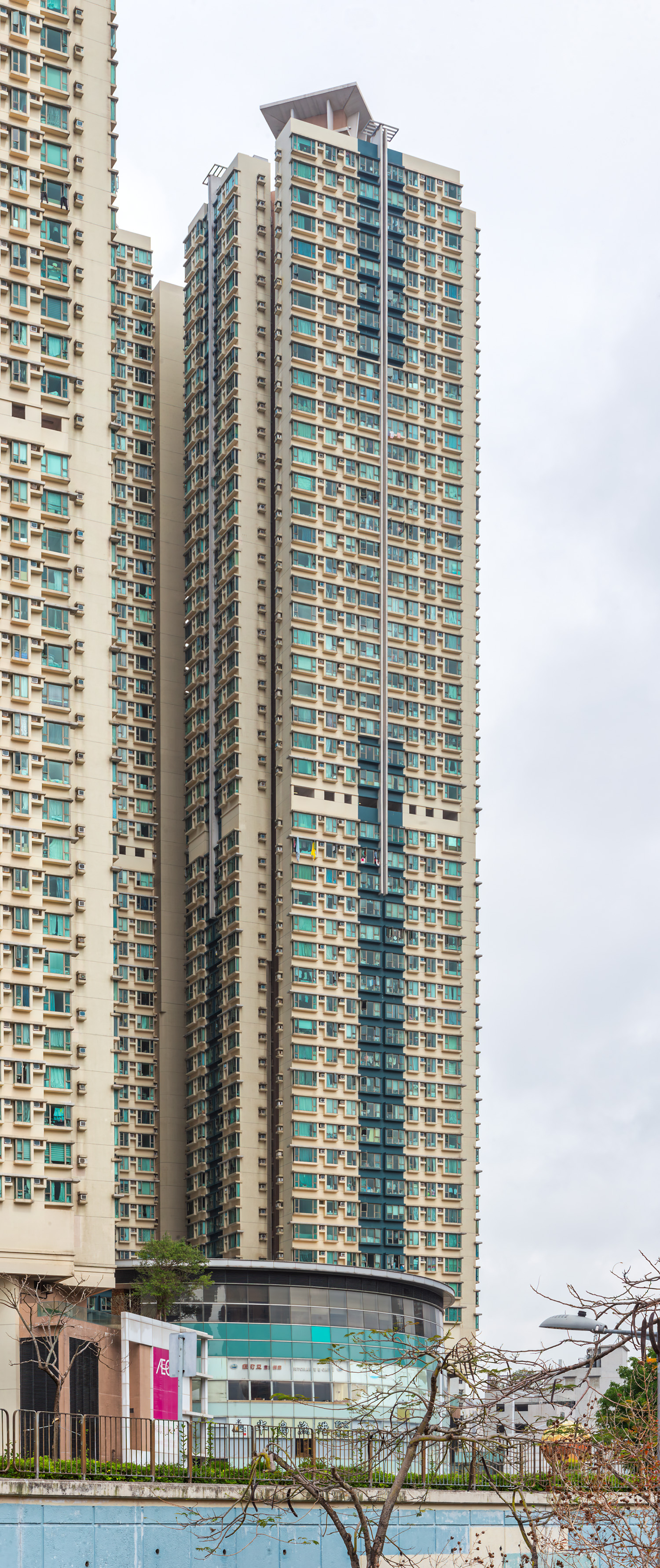 Tseung Kwan O Plaza Tower 1, Hong Kong - View from the southeast. © Mathias Beinling